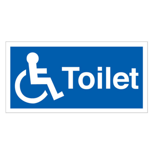 Disabled Toilet Sign (68054V)